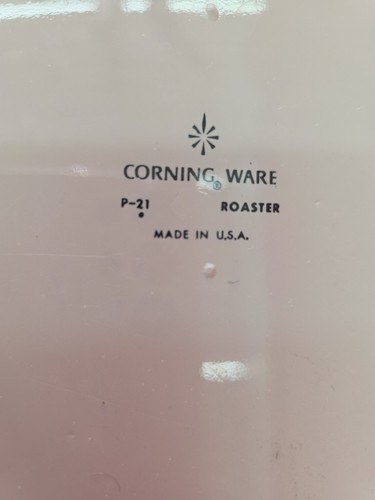 Vtg Corning Ware P-21 Roaster Pan Blue Cornflower Lasagna Casserole Roaster Dish - Picture 4 of 13