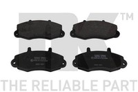 Nk Bremsbelagsatz Scheibenbremse 222521 FüR Ford Transit Tourneo Bus Eal Eas Ebl