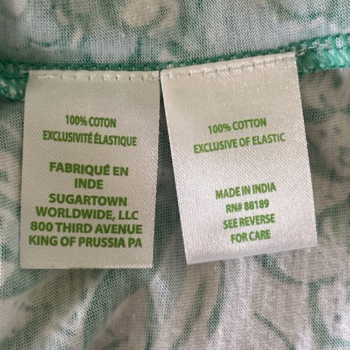 Lilly Pulitzer Dress Women's 12 Green Smocking Puff Sleeves Square Neckline - Picture 7 of 12