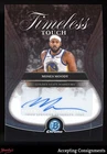 2025-26 Bowman Chrome Timeless Touch Signatures Moses Moody AUTO Warriors