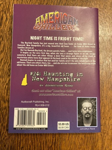 Michigan/American Chillers Books by Jonathan Rand Lot of 5 PB Very Good - Imagen 11 de 11