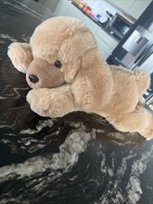 Russ Doozer Tan Golden Retriever Dog Beanbag Plush Retro Nostalgia Dog Stuffed