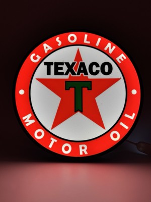 Texaco Motor Oil - Light Up LED Sign