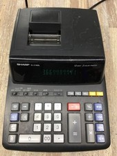 Sharp EL-2196BL 12 Digit Printing Calculator 2 Color Printer AC Powered
