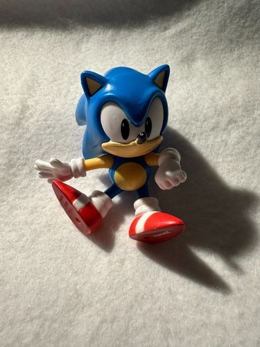 Sonic il Riccio PVC Figura ~ Classico Videogioco Sega Giocattolo ~ 3" - Foto 8 di 8
