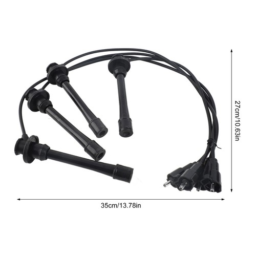 ˜Set Of 4 Wires Spark Plug Wire Set For T100 L4 2.4L 2.7L - Picture 8 of 9
