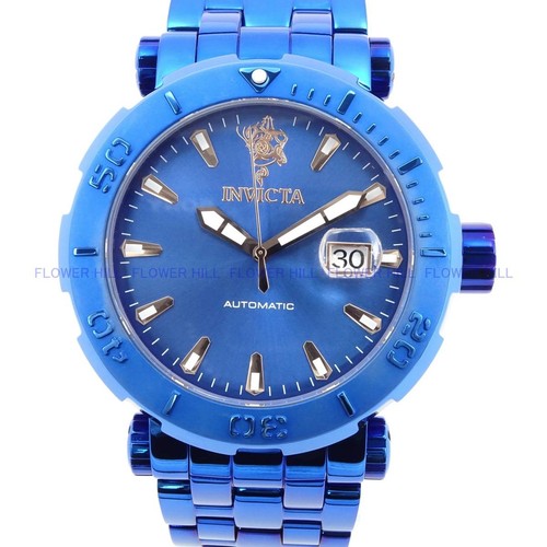 Invicta Men'S Watch Automatic Blue Sea Base 40962 Metal Band Skeleton Back - Picture 7 of 10