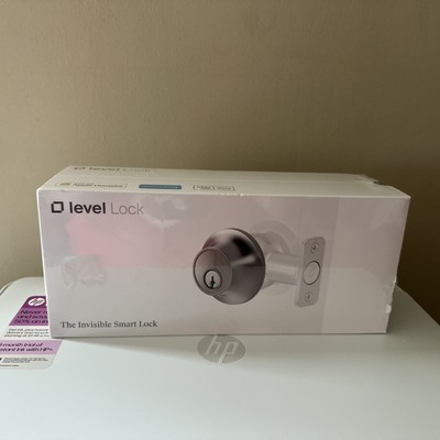 New Level Lock - Invisible Smart Lock Bluetooth (Matte Black) SHIP TODAY!!