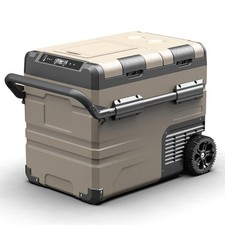 ALPICOOL ELECTRIC COOLBOX PORTABLE COMPRESSOR FRIDGE 48L 12/230V DUAL ZONE