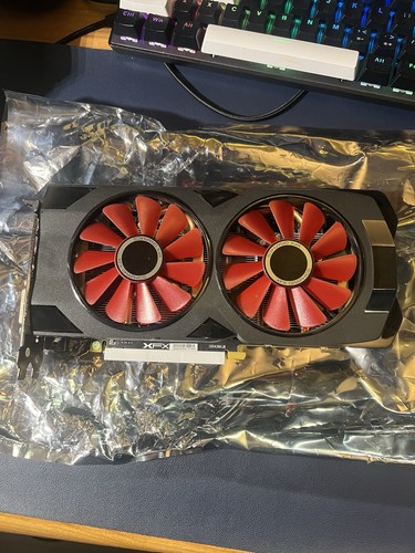 XFX RS Black RX 570 OC 4GB DDR5 3xDP HDMI DVI Grafikkarte