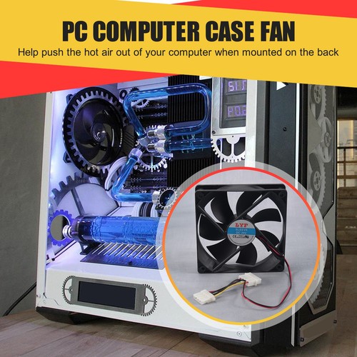 120mm x 25mm DC 24V 4Pin Sleeve Bearing Computer Case Cooling Fan D4X59179 - Afbeelding 4 van 7