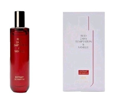 New In Box Authentic RED ZARA TEMPTATION VANILLE EXTRAIT DE PARFUM EDP Perfume