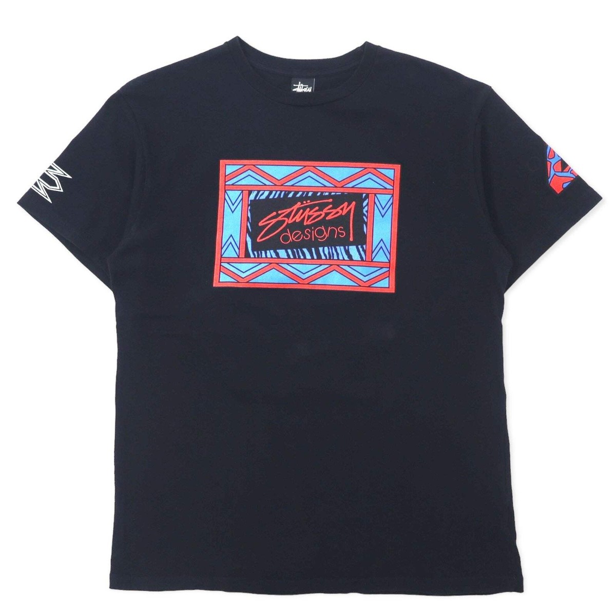 stussy N4 Chanel Logo Print T-Shirt L Black Cotton | eBay