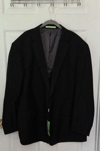 NUEVO Salvatore Exte Para Hombres 2 Piezas Traje Negro Blazer Chaqueta Deportiva Abrigo con Pantalones - Imagen 2 de 24