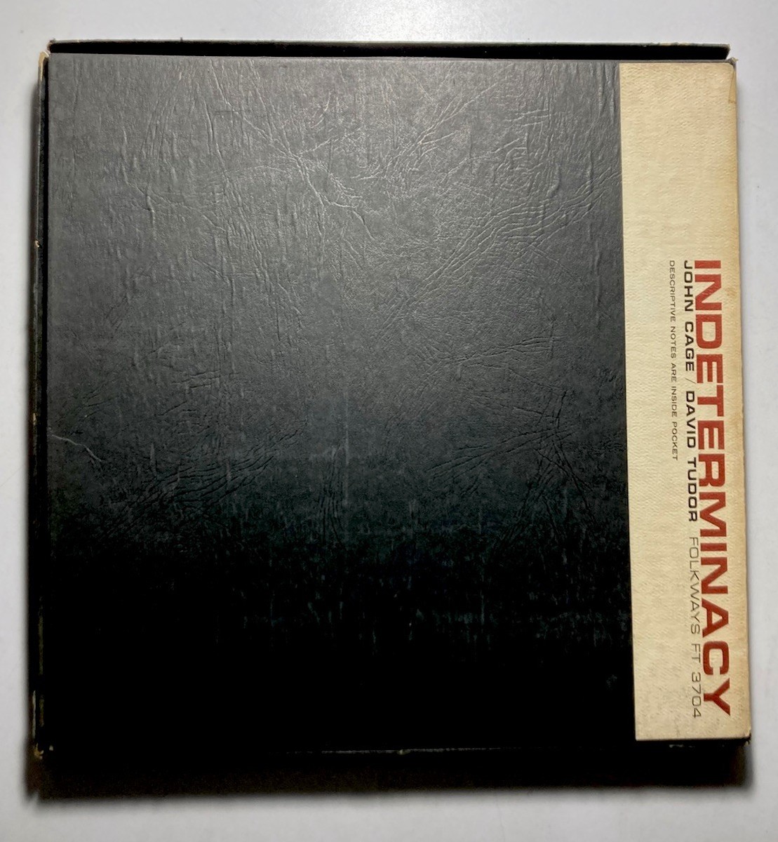JOHN CAGE / DAVID TUDOR “Indeterminacy” 2xLP BOX 1959 Folkways FT