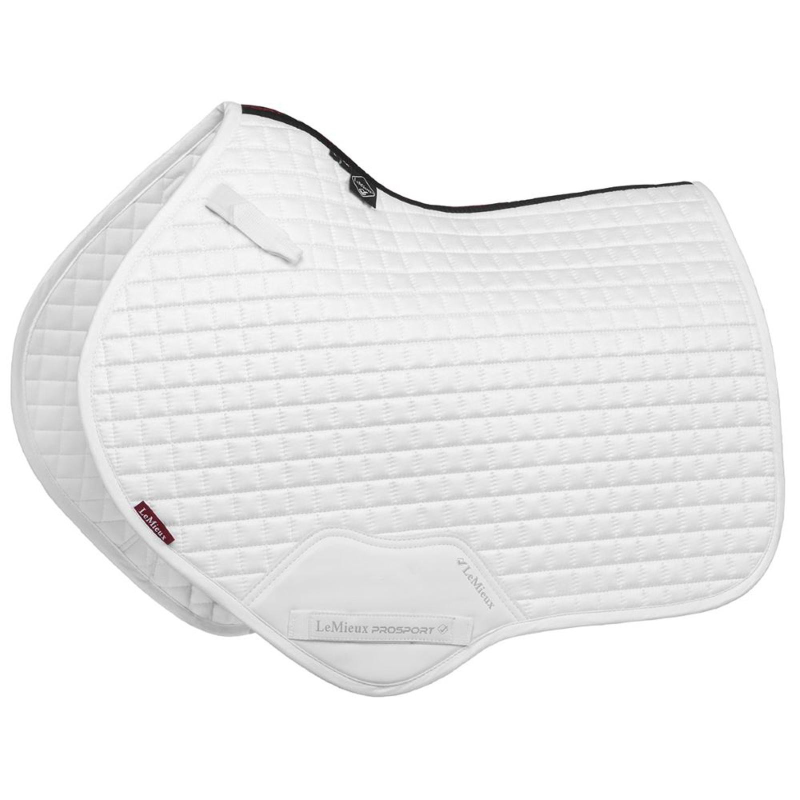 LeMieux Suede Close Contact Saddle Cloth White Large