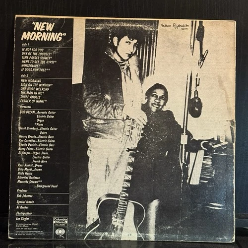BOB DYLAN NEW MORNING 1970 Columbia Original US First Pressing KC 30290 Folk LP