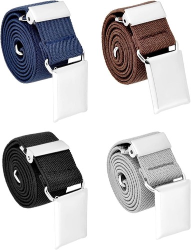 Tatuo 4 Pieces Kids Buckle Belt Kid Adjustable Elastic Boy Stretch Belt... - Picture 4 of 7