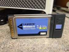 Linksys PCMCIA Wireless G Notebook Adapter WPC54GS Ver2 With Speed Booster WIFI