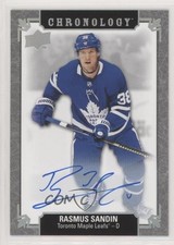 2019 Upper Deck Chronology Franchise History Rasmus Sandin #FH-TO-RS Auto 0o9o