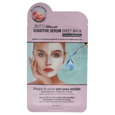 3 Pack Sensitive Serum Sheet Mask by Satin Smooth for Unisex - 0.84 oz Mask