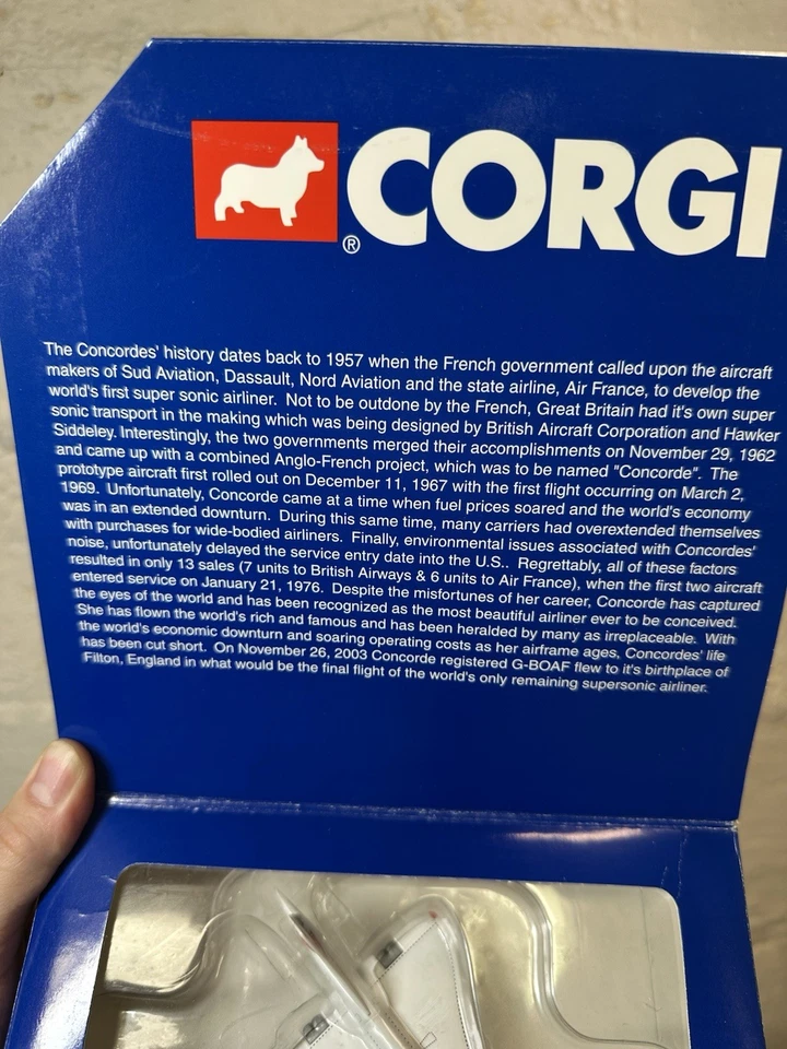 1/400 BOAC & BRITISH AIRWAYS CONCORDE SET G-BOAF / G-BOAC GEMINI JETS FOR CORGI - Image 3 of 4