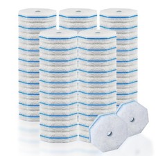 50Pcs Disposable Toilet Brush Refills, Compatible with Most Toilet Brushes fo...