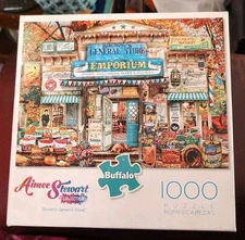 Buffalo Games Aimee Stewart “Brown’s General Store”  1000 Piece Jigsaw Puzzle 