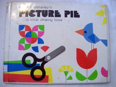 PICTURE PIE A CIRCLE DRAWING BOOK ED EMBERLEY'S 1984 HARD COVER