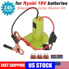 For Ryobi 18V Battery Jump Starter Jump Starting Cars Trucks Mowers Tractor Boat