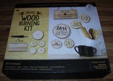 NEW Plaid Deluxe Wood Burning Kit/New In Box