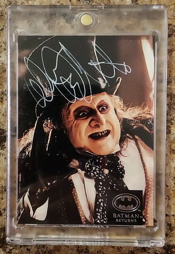 1992 Topps StadiumClub BATMAN RETURNS Set + Danny DeVito PENGUIN Auto Card RARE! - Image 2 of 4