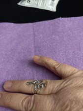 Size 8 Snake Ring Silver . New No Tags.