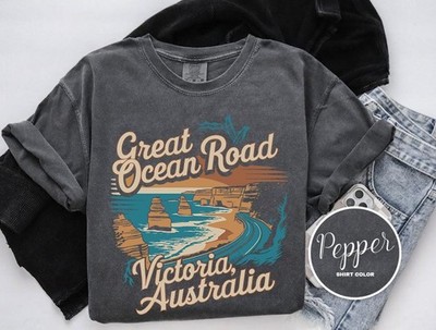 Vintage Great Ocean Road Shirt Travel Gift Victoria Australia Trip Lover Tee
