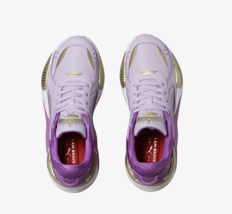 PUMA RS-X Women's I Am Brave Purple Gold 388688-01 Size SZ 7 - Image 2 of 4