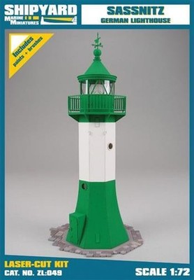 Krick Leuchtturm Sassnitz Laser Kartonbausatz / 24684