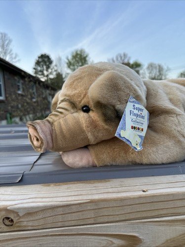 Vtg 30” Jumbo Aurora A&A Plush realistic Pig Hog Piglet Farm **WITH TAGS***