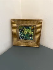 4”x4” Oil Painting Of Marsh