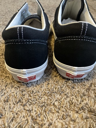 Vans 9.5 Mens 11 Women’s Og Old Skool LX Black White Unisex VN0A4P3XOIU Sneakers - Picture 5 of 6