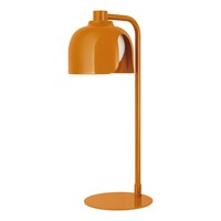 Tischlampe Orange Metall Glas Osram G9 Schlafzimmer H:40 Cm Tischleuchte BüRo