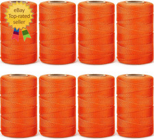 8 Rolls Mason Line 18 Braided Nylon String Total 4000 Feet Length Masonry