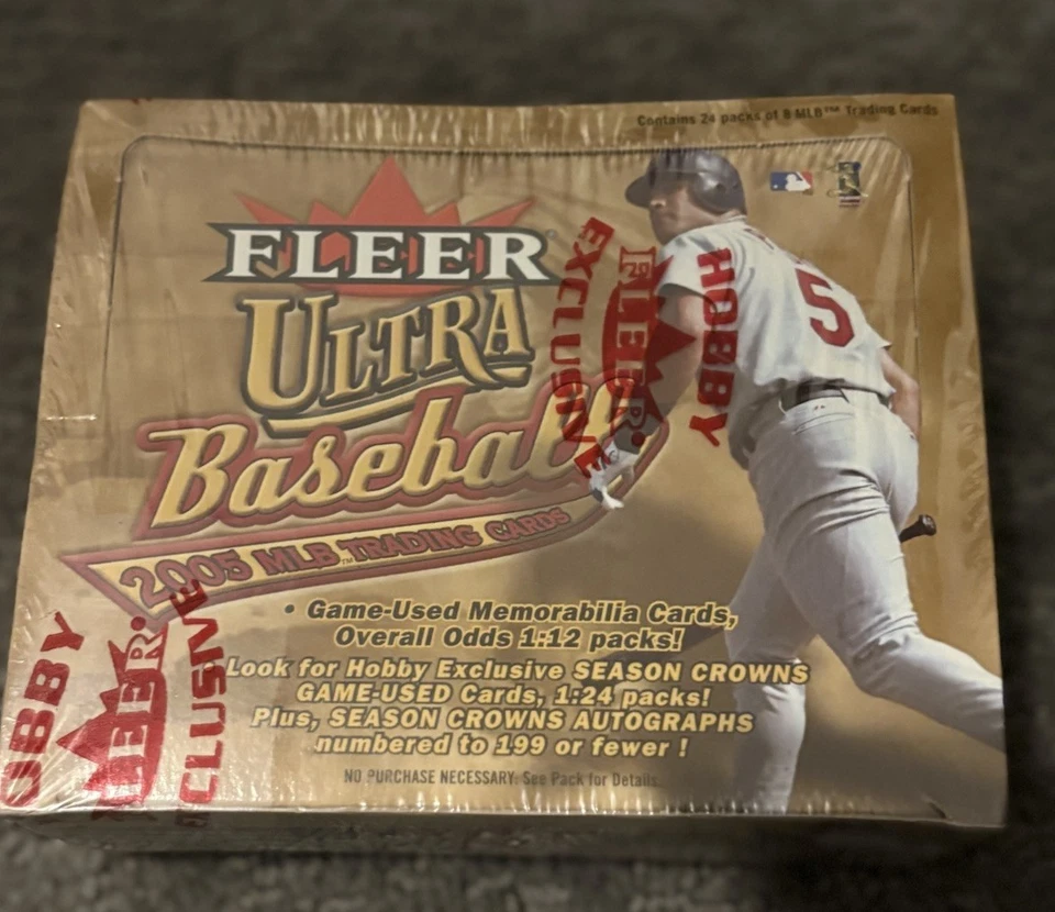2005 Fleer Ultra MLB Trading Cards Sealed Box 24 Packs Per Box Baseball Cards - Image 2 of 4