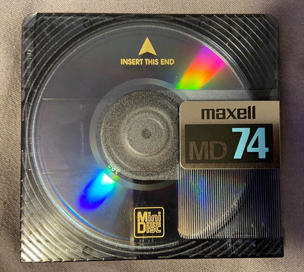 Lot De 5 Minidiscs Maxell 74 Min - Neufs Scellés - Fabriqués Au Japon