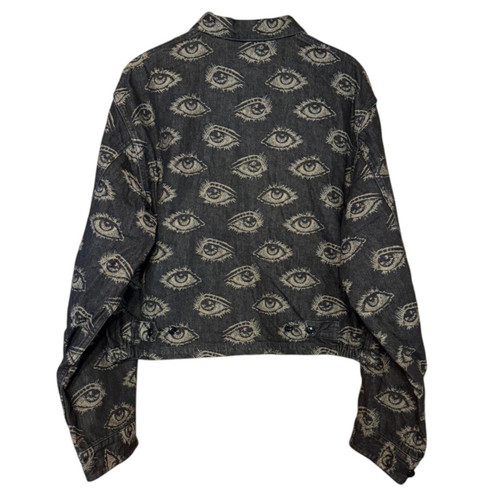 Rociador de mezclilla KAPITAL 12 oz Speakeasy Jkt 3 #EC ZGA - Imagen 1 de 8