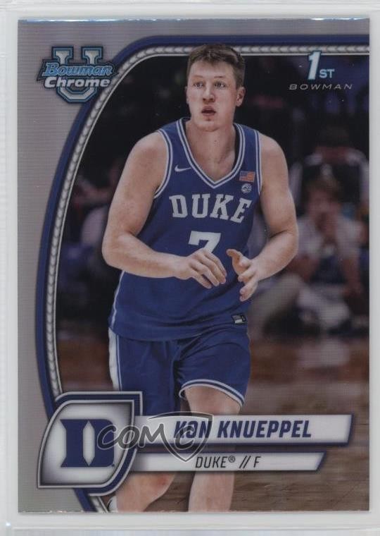 2024-25 Bowman U Chrome Refractor Kon Knueppel #48 jc3