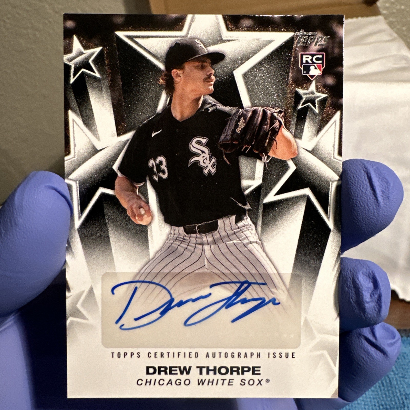 2025 Topps Series 1 Baseball Stars Drew Thorpe RC Auto #BSA-DT - White Sox