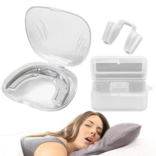 Stop Snoring Mouthpiece Sleep Apnea Guard Bruxism Anti Snoring Device Grind Aid 