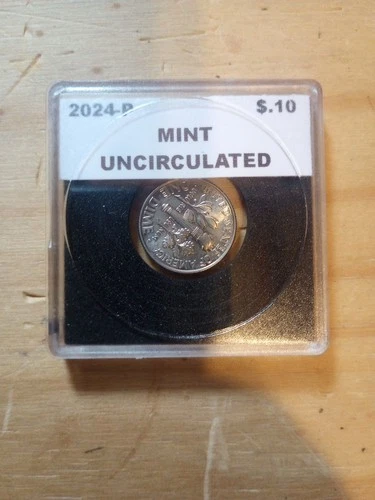 2024 P Mint Uncirculated Roosevelt Dime 0.10 Collectors Coin Silver Metal
