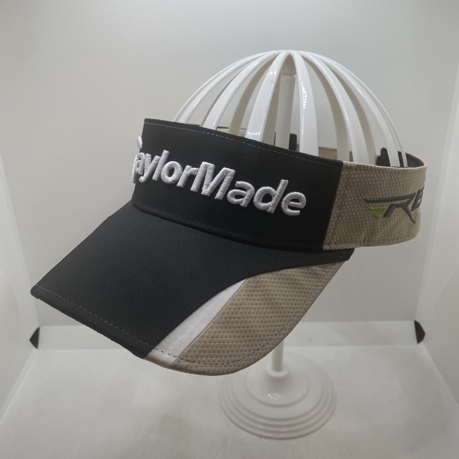 TaylorMade "RBZ" "R11S" Black And Beige Adjustable Visor Excellent Condition image 2