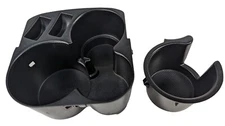 2007-2012 Altima Center Console Cup Drink Holder Insert Black OEM 114078 114079